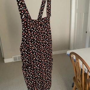 Floral overall dress